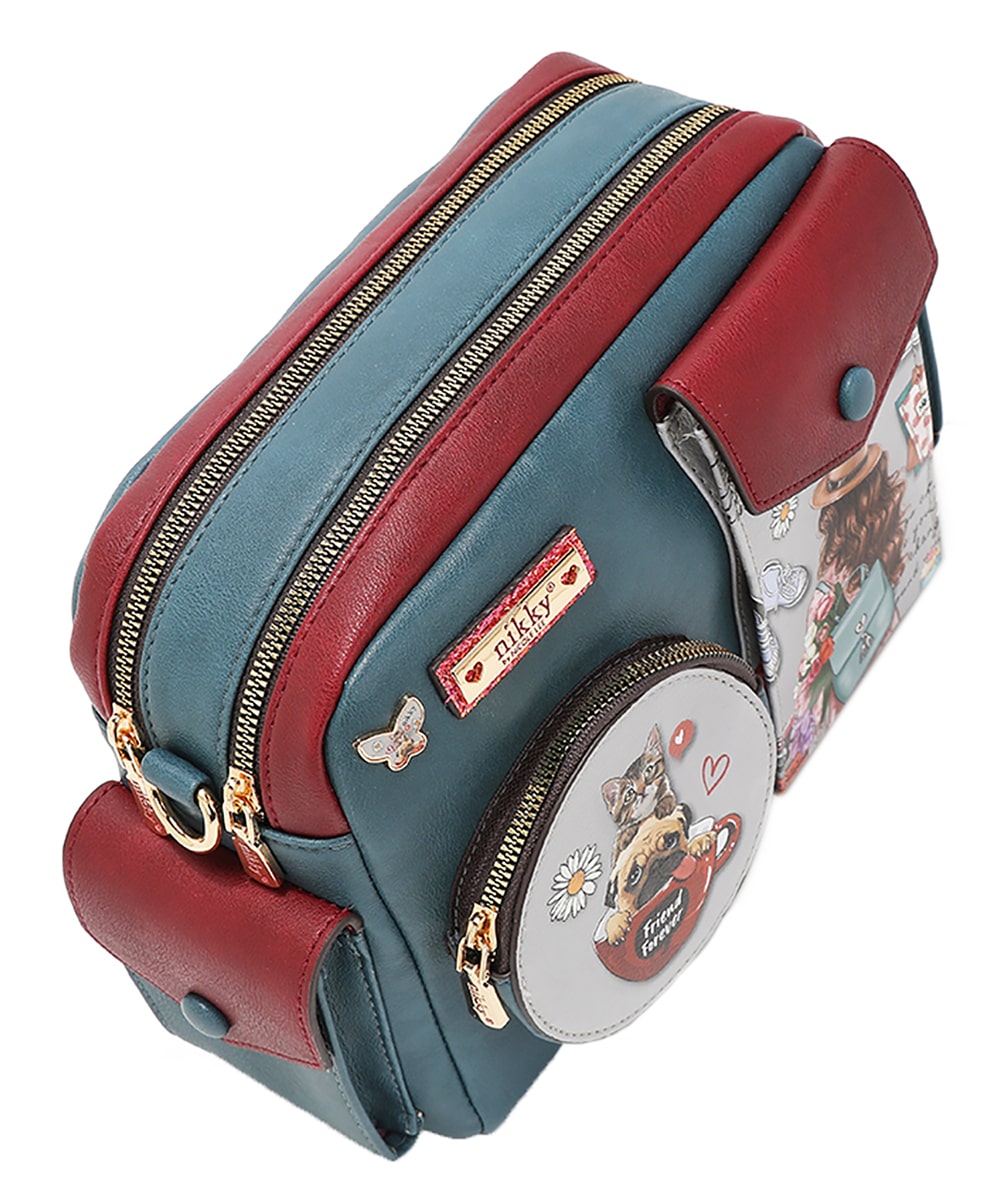 NICK&NICOLE】SENSUAL LEATHER SHORT PADDING■韓国■日本未入庫 Nikky By Nicole lee Emilia Messenger Bag NK11019 NIKKY WOLRD